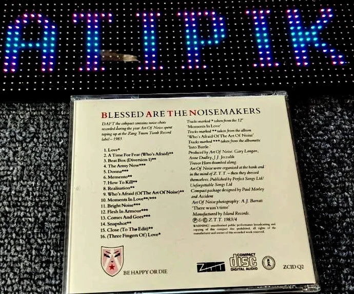 Art Of Noise - Blessed Are The Noisemakers - CD muy Raro Electro Culto 1983🏫 – photo 2